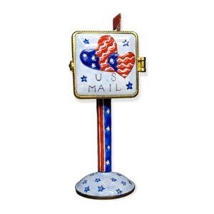 Empress Arts Miniature Mail Box Postage Stamp Holder/Dispenser